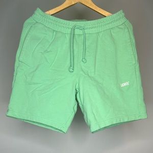 Men’s Levi’s lime green shorts